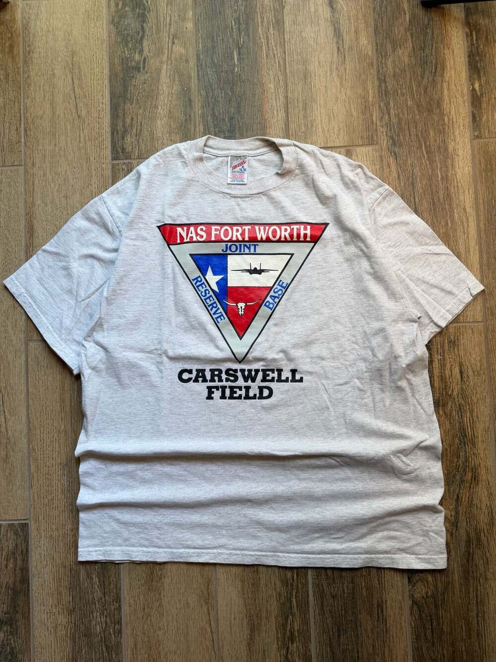 Vintage NAS Fort Worth Joint Reserve Base Carswell Field T-Shirt Gray XL